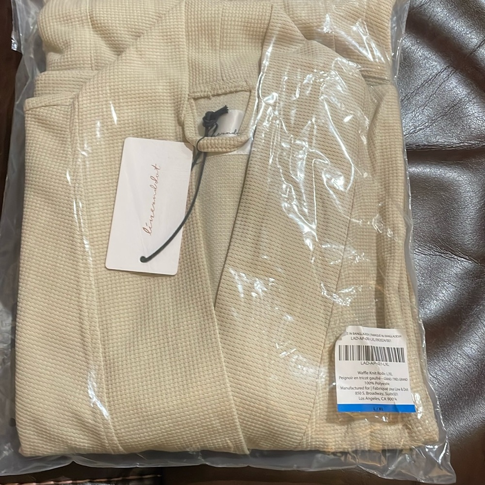 Women’s Waffle Knit Robe by Line & Dot